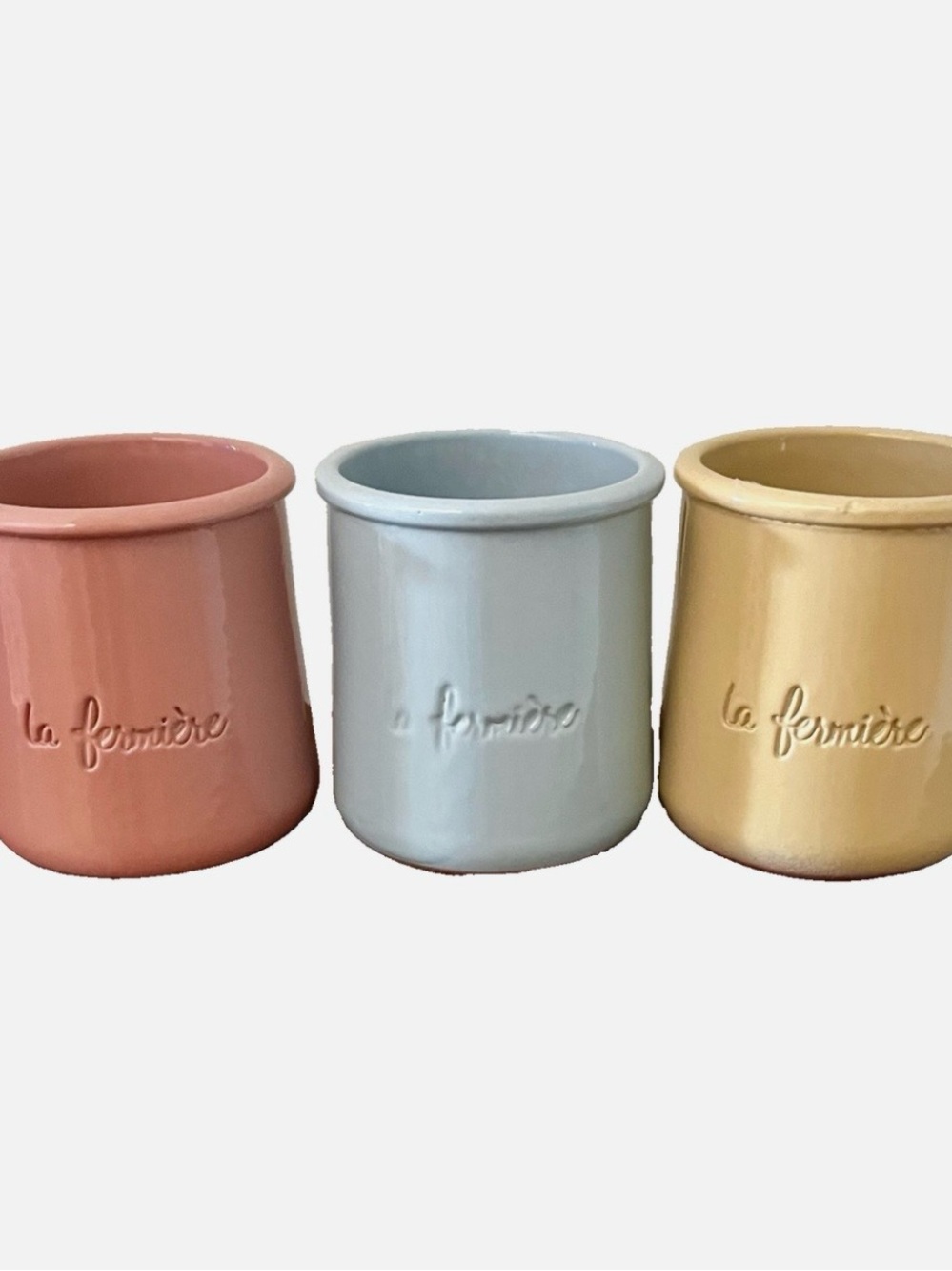 La Fermière limited edition slow summer pots (set of 3)